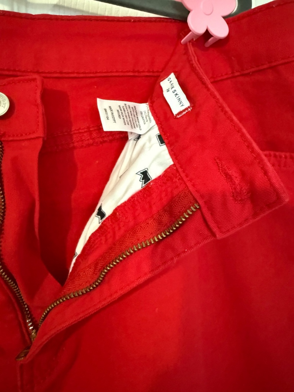 Crown & Ivy red Jeans 20W - Picture 3 of 3
